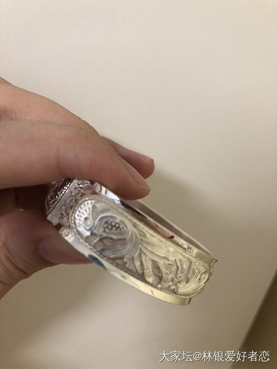 古语坊四君子，添香纳福，醉春风戒指_匠人戒指手镯银