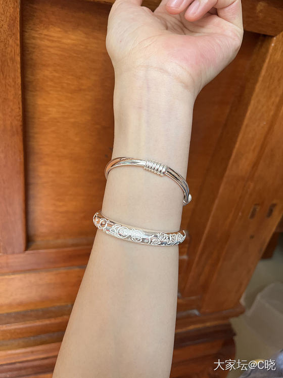 喜欢🥰_手镯银