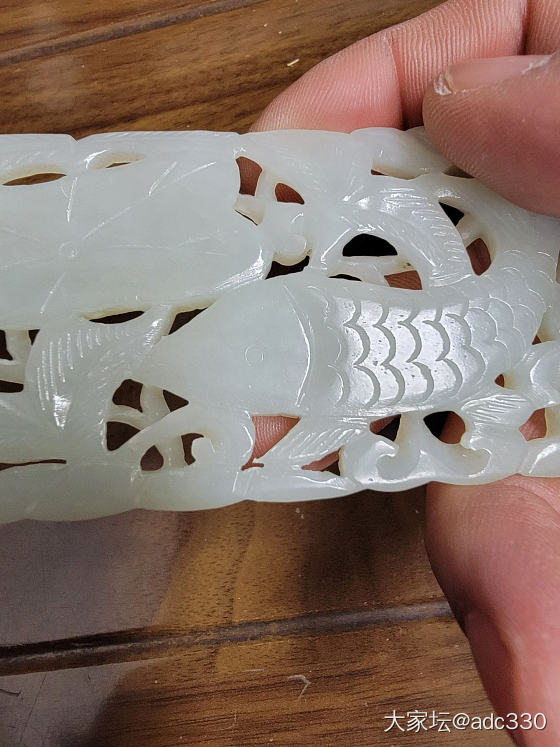 新玩具
清.白玉带扣_把玩件文玩和田玉