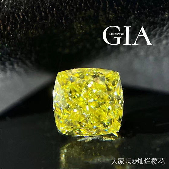 特价🉐️一口价💰33800垫形彩黄裸石.  1.01CT  -Fancy inte..._钻石