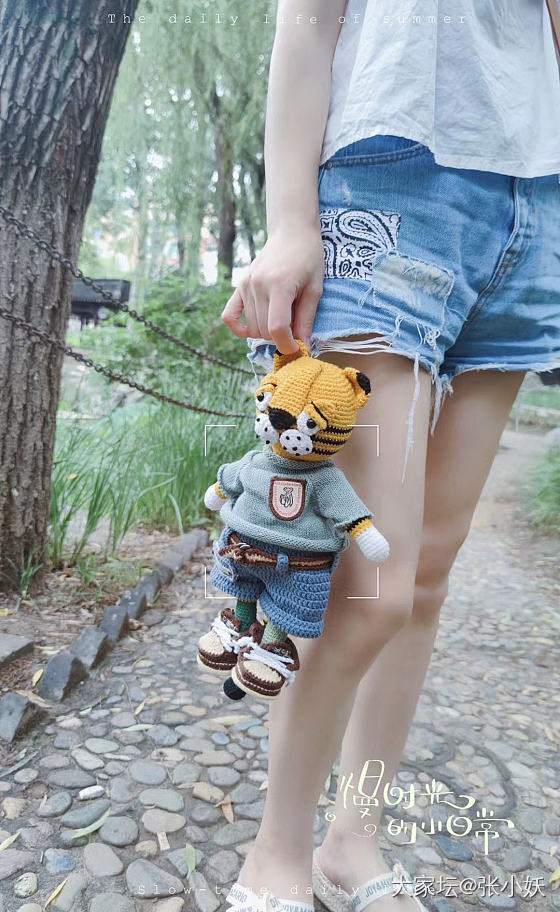 钩针玩偶，困困虎🐯_钩针