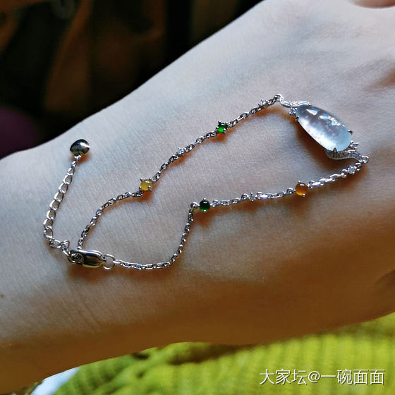 雪花棉豆豆手链，纠结改款_求款式翡翠