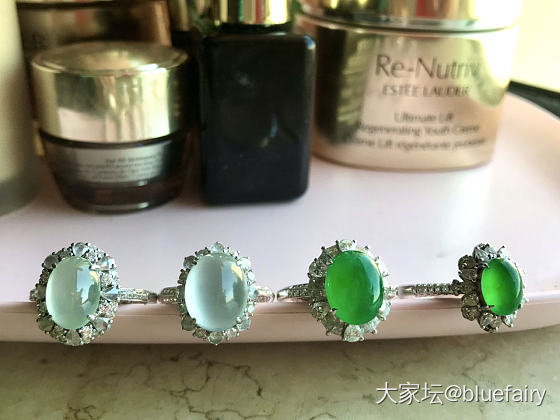 戒指排排坐_镶嵌戒指翡翠