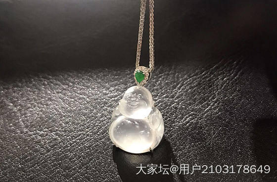 和夏日相宜的大肚腩小冰佛_吊坠翡翠
