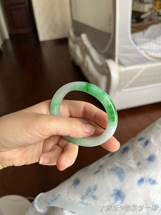 刚收到的新镯子_翡翠