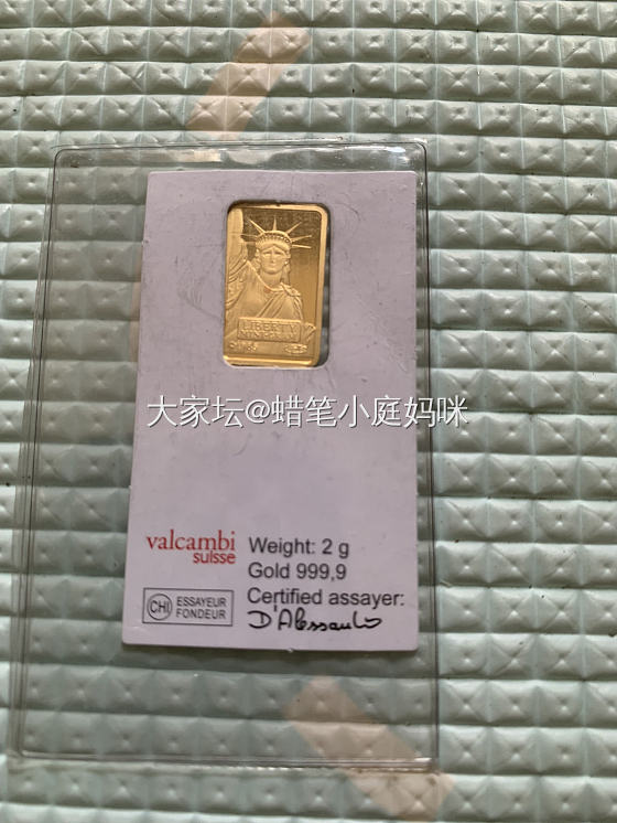 1克卡装小金条_金