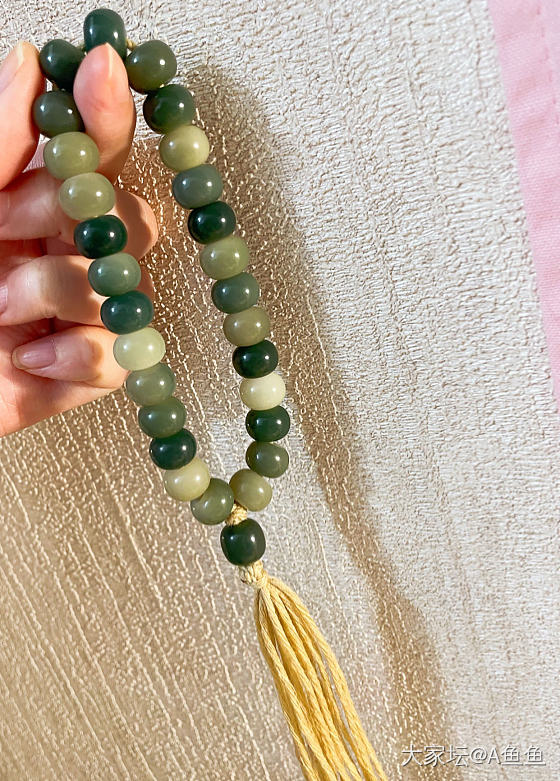 阴皮菩提根手持_珠串菩提子