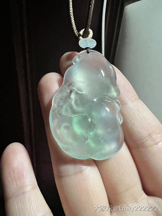 深夜赏种水…_挂件翡翠