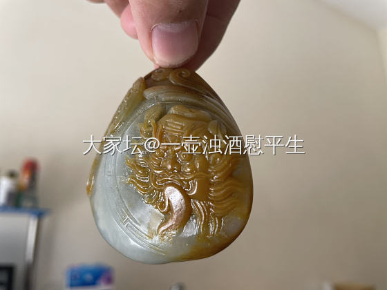 黄沁钟馗_和田玉
