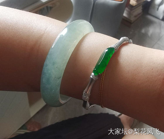 收到了_镶嵌翡翠