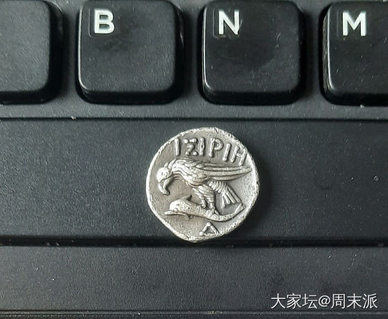 足金包镶小银币戒指_打金金