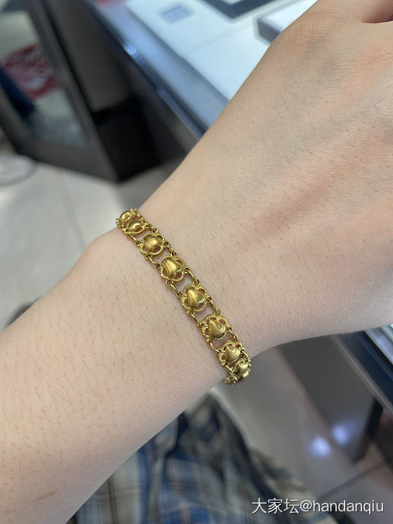 老款金手链，来自妈妈的爱_手链金