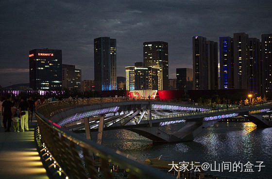 看这汾河，夜升日落。_摄影技巧