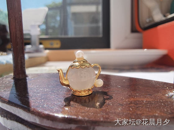 秀一下小🍵壶_翡翠把玩件金