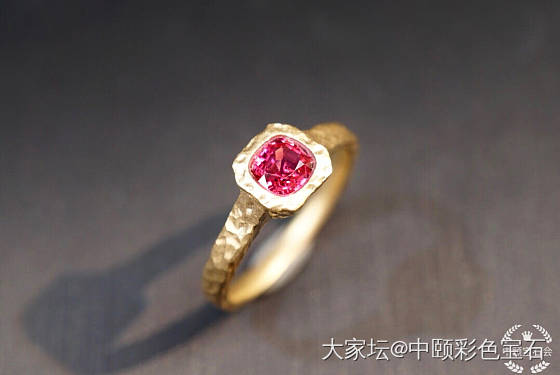 ##中颐天然缅甸红尖晶戒指##  0.62ct_戒指尖晶石