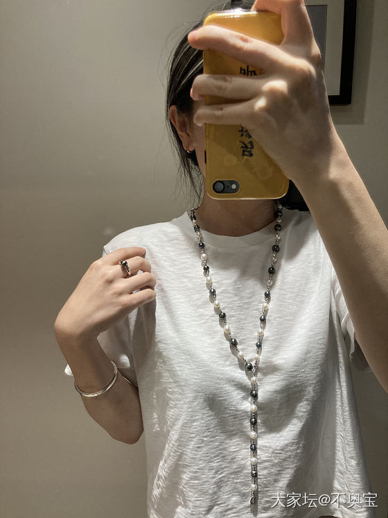 看中了坛友一个戒指，告诉自己回血就买_珍珠有机宝石银