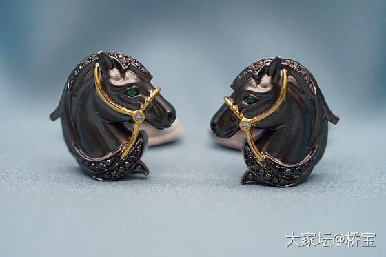 男士的浪漫珠宝—骑士袖口纽扣_首饰
