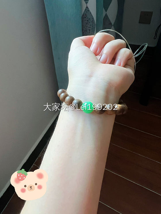 珠珠好贵呀，那就买木串吧😂_珠串木翡翠