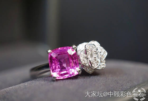 ##中颐天然粉色蓝宝石戒指##  2.57ct_蓝宝石名贵宝石