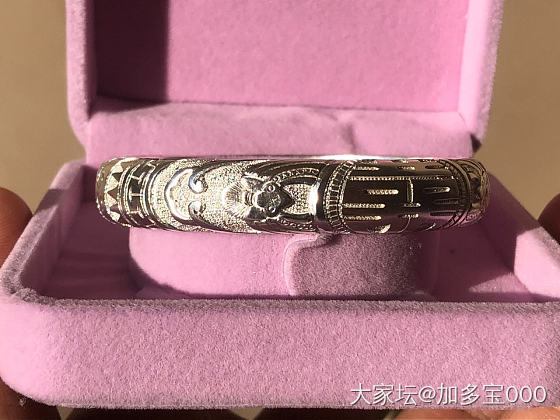 潘记开口双喜镯_匠人银