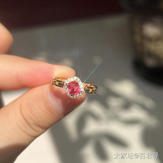 新镶的戒指和吊坠收到啦_镶嵌彩色宝石