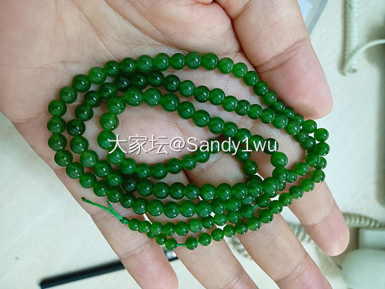 碧玉珠子，也是很美的_碧玉珠串和田玉