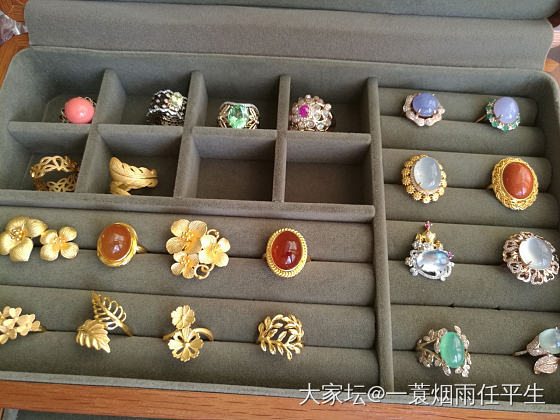 还是不够放啊_戒指首饰盒