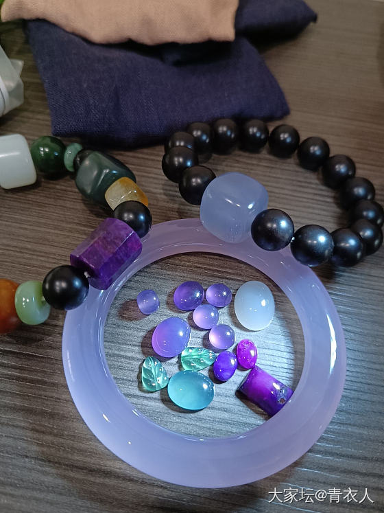 深深浅浅的紫好美啊！_玉髓