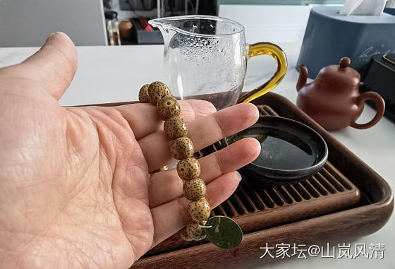 喝喝茶盘盘串儿_菩提子紫砂