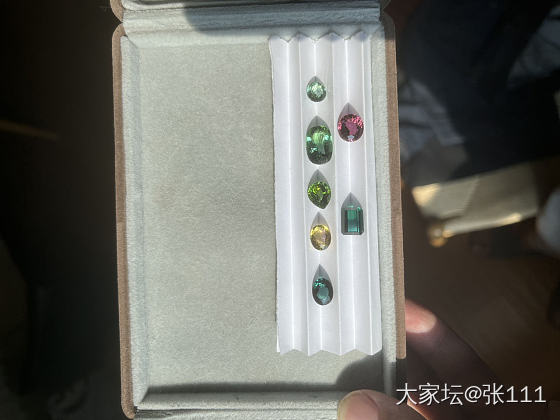 19年收集的各色碧玺_碧玺