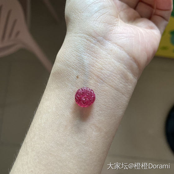 收了这小小扣子，得怎么弄合适😓12.8*5.8_平安扣翡翠