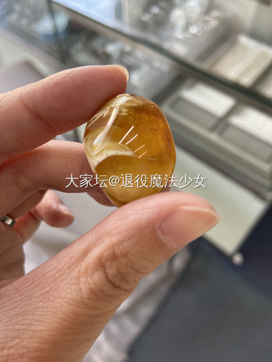姐妹们帮我出出主意这个蜜蜡怎么镶_镶嵌琥珀蜜蜡