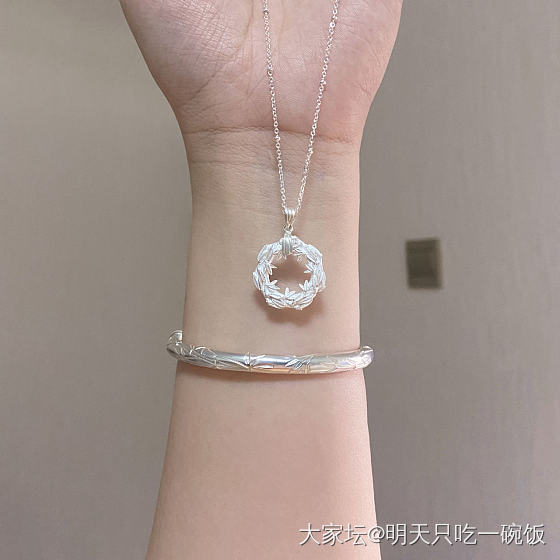 今日份开心|小珍竹环_银