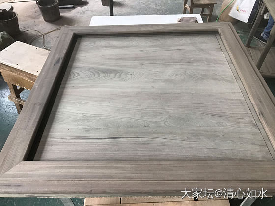 金丝楠木阴沉料的棋牌桌_家具