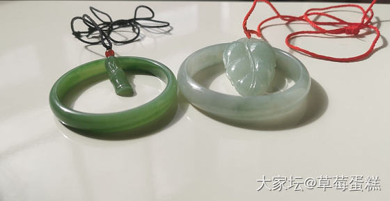 配了个套_和田玉翡翠