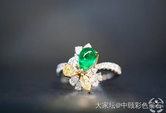 ##中颐天然赞比亚祖母绿戒指##  0.92ct_祖母绿名贵宝石