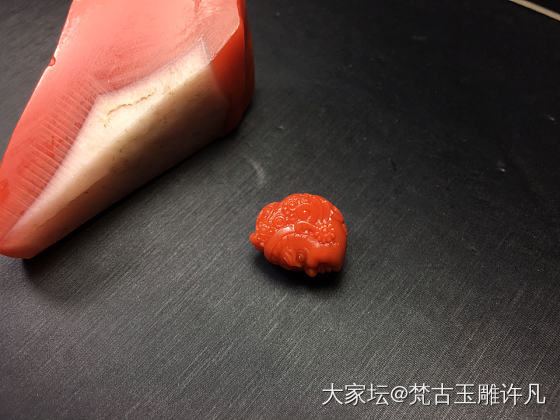 保山南红精品配串黄财神，兽头，满色满肉_南红