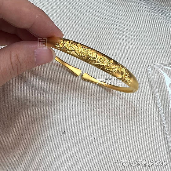 开口镯哪个好看_福利社手镯金