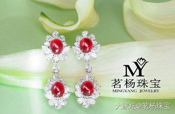 秋冬小红豆🌹两戴款红宝石耳坠✨_红宝石