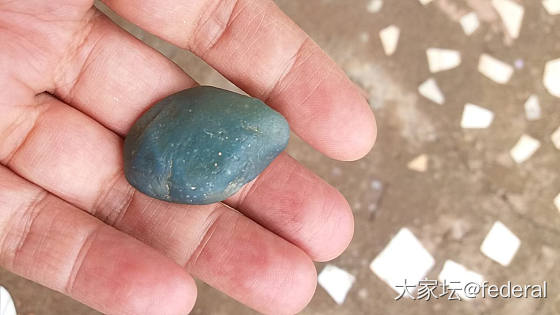 蓝绿色玛瑙?_玉髓玛瑙原石