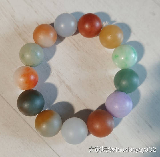好想看看大家美貌的多宝串 请多多砸图过来吧！！_文玩金玉石多宝翡翠