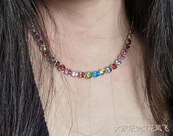 无聊的周末_项链彩色宝石金