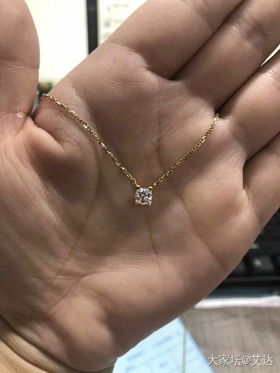 最近疯狂种草钻石项链，谁来给我拔拔草_钻石