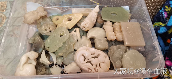 早上没事做，分享下和田玉垃圾货们_和田玉
