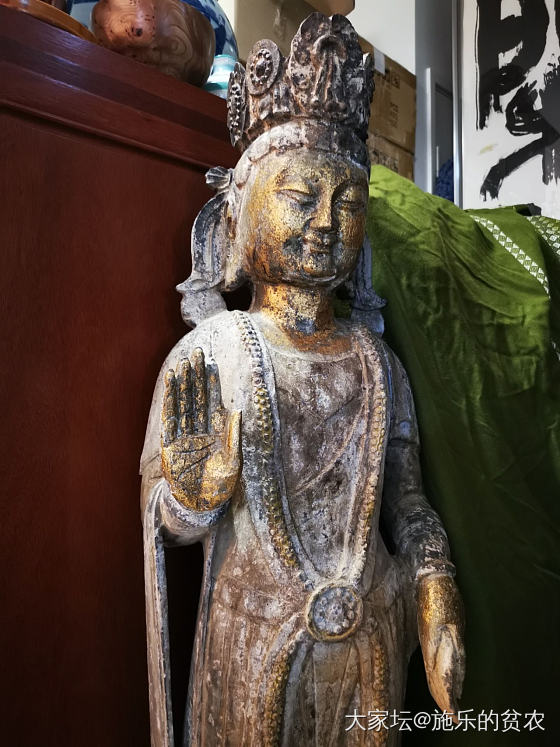 魏朝-达摩只履施无谓印石刻像_收藏