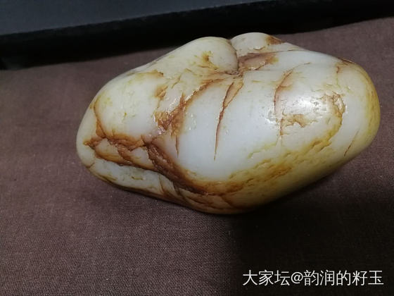 准备切大籽，陆续更新………_和田玉