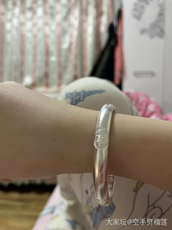 适合过年的镯子，福禄寿喜财_手镯银