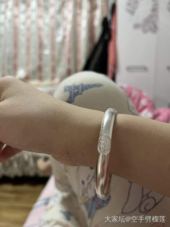 适合过年的镯子，福禄寿喜财_手镯银