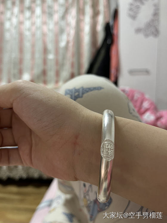 适合过年的镯子，福禄寿喜财_手镯银