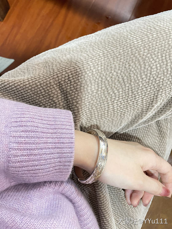 最爱的竹_手镯银